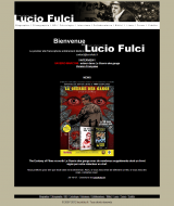 première version du site luciofulci.fr